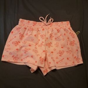 Pink Patterned Shorts